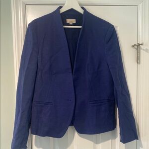 Ann Taylor Loft Structured Collarless Blazer